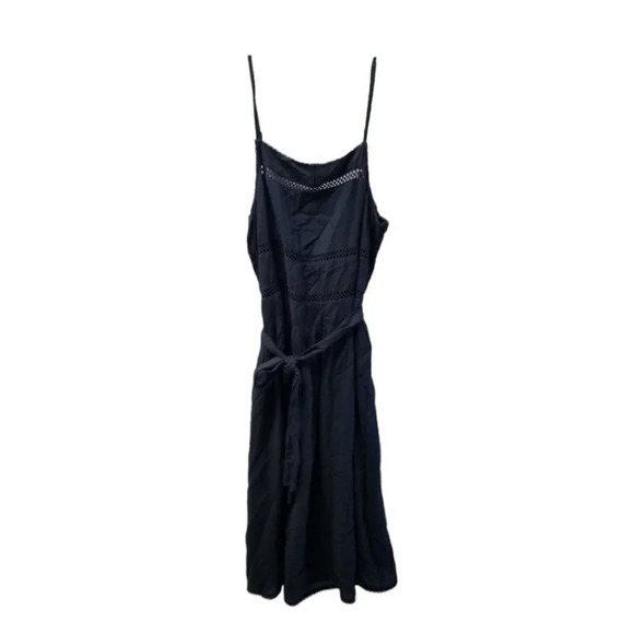 Aritzia Wilfred Blue Honoree Tie Front  Midi Dress S - Picture 2 of 9